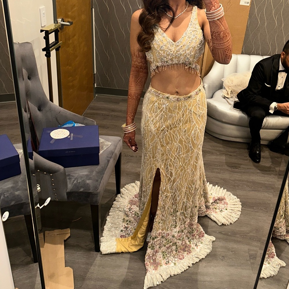 Bridal Indian Pakistani Designer Lehenga - image 3